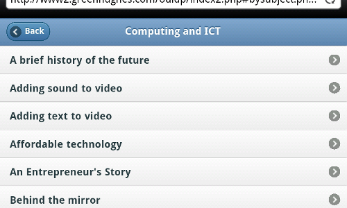 Showing all podcasts for a subject