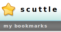 Scuttle logo with bookmarks link underneath